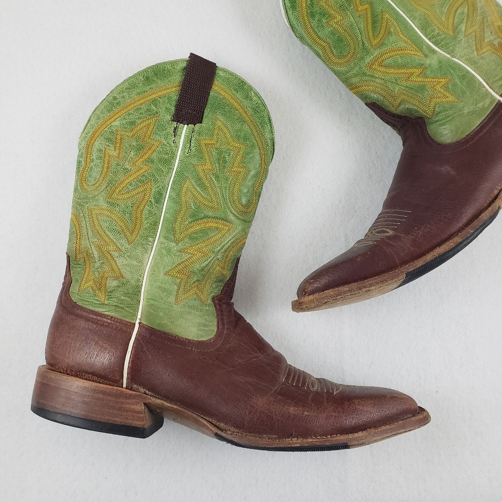 Rod Patrick Men's Size 12.5A Square Toed Western Cowboy Boots